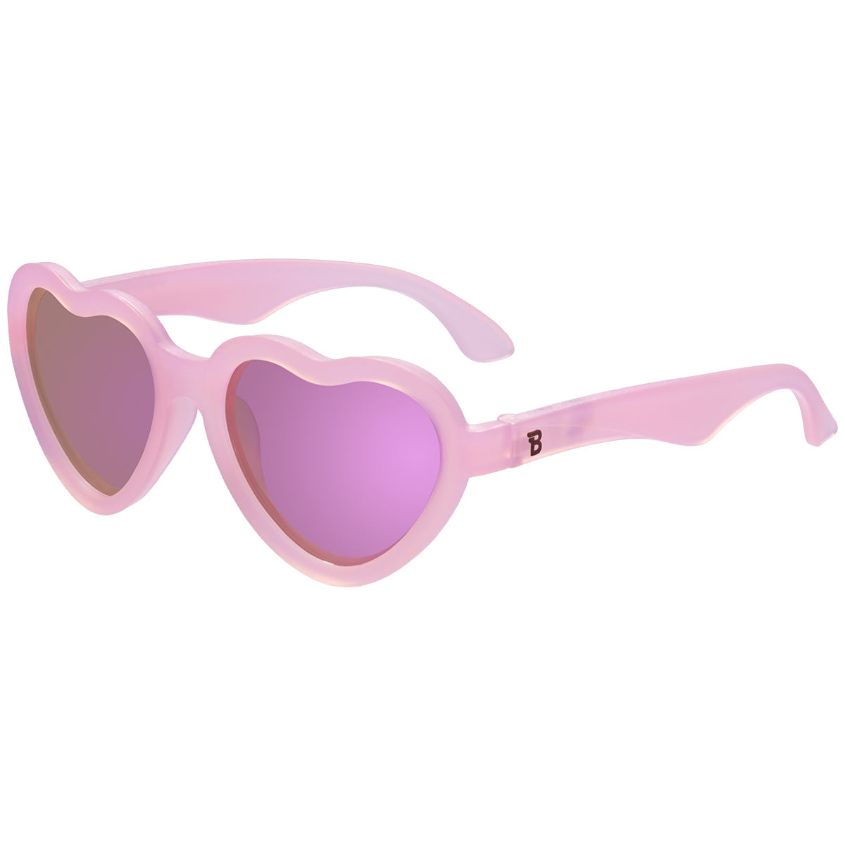 Frosted Pink Heart Sunglasses