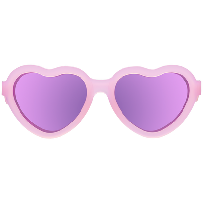 Frosted Pink Heart Sunglasses