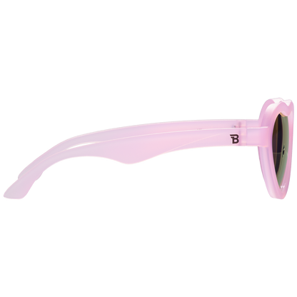 Frosted Pink Heart Sunglasses